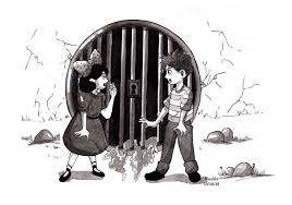 Stardew Valley Ink Art Jas And Vincent Exploring The Sewer Chant Du Mouton Stardew Valley Stardew Valley Fanart Valley