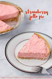Jello Pie No Bake Dessert Desserts Jello Pie Jello Recipes