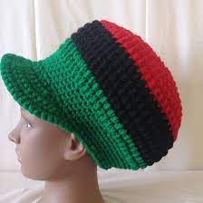 Pan African Dreadlock Tam Hat Touca De Croche Touca Croche
