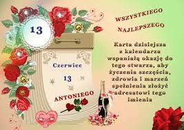 Najlepsze życzenia z okazji imienin: Antoni Holiday Holiday Decor
