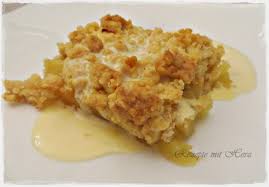 Apple Crumble Mit Vanillesauce Thermomix Rezepte Mit Herz Thermomix Rezepte Rezepte Thermomixrezepte