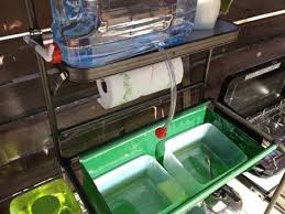 gravity fed water is easier than a pump