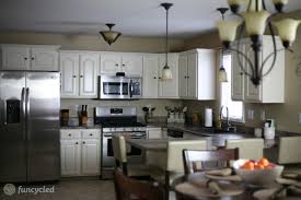 oak kitchen cabinets painted navajo