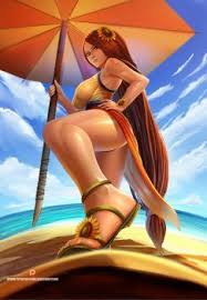 Pool Party Leona 2017 By Badcompzero League Of Legends Heroes League Of Legends League