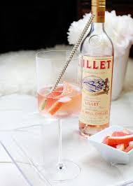 It is a blend of 85% bordeaux region wines (semillon for the blanc and for the rosé, merlot for the rouge) and 15% macerated liqueurs, mostly citrus liqueurs. Lillet Rose Spritz Posh Little Designs Rose Spritz Lillet Rose Spritz