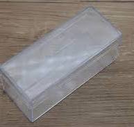 2pcs Rectangle Clear Plastic Box,transparent Plastic Box ...