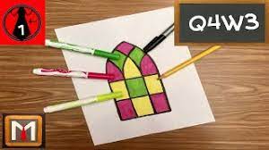 When that is done, draw in the window, windowsill, and then draw out the arched doorway. How To Draw A Stained Glass Window Youtube