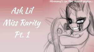 MLP Comic Dub] Ask Lil' Miss Rarity Pt 1 (Grimdark/NSFW) 18+ - YouTube