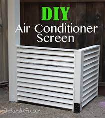 Check spelling or type a new query. Disguise Your Ac With A Diy Louvered Screen Air Conditioner Screen Air Conditioner Hide Air Conditioner Cover