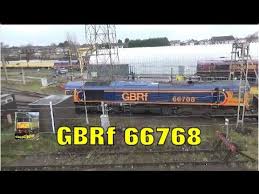 Gbrf 66768 Hauls An Engineering Train Into Bescot Yard 21 12 16 Train Engineering Yard