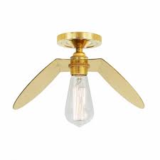 Maybe you would like to learn more about one of these? Mullan Lighting Mlcf41satbrs Dodoma Semi Flush Fitting Satin Brass Ideas4lighting