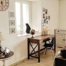 Bureau Pin Massif Coloris Teck Derry Bois Clair Teck La Redoute Interieurs La Redoute Pin Massif Teck Meuble Bureau