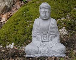 Buddha Statue Meditating White Buddhist Concrete Statues Concrete Statues Buddha Statue Buddha