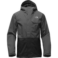 Black And White North Face Jacket Mens The North Face Garner Triclimate Jacket Men S Asphalt Grey Tnf Black Hikingjacket Mens Jackets Triclimate Jacket Ski Jacket Mens