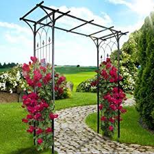 Jago Rosenbogen Rankhilfe Witterungsresistent Ca 204 Cm Torbogen Rosenspalier Gartenspaliere Gartendesign Ideen Rosenbogen