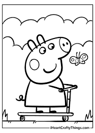 59 peppa pig coloring pages. Peppa Pig Coloring Pages
