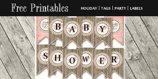Just download, print, and then cut. Baby Shower Party Favor Printable Stickers Tags Labels