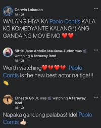 Maria, xian lim and joseph marco: Paolo Contis Receives Rave Reviews From Netizens On His Acting In A Faraway Land Gma Entertainment