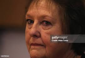 Melanie Hall's mother Pat Hall speaks at a press conference at Bath... News  Photo