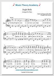 Free printable sheet music for jingle bells by james lord pierpont for beginner soprano recorder solo. Jingle Bells Music Theory Academy Free Piano Sheet Music Download