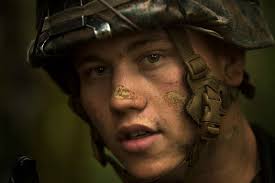 Lance Cpl. Devin Jones poses for a photo right before