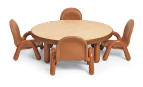 Kids play table and chair set. Children S Factory Baseline Kids Round Play Activity Table And Chair Set Wayfair