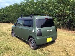 アルトラパンをミリタリーグリーンで刷毛塗り全塗装 ラパン カスタム トラパン ラパン スズキ