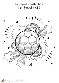 Symbole Pour Marquer Le Foot Comme Etant Un Sport Collectif A Embellir Par Un Joli Coloriage Dessin Sport Coloriage Foot Dessin Foot