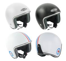 Details About Gsb Open Face Scooter Helmet Mod Retro Style For Vespa Lambretta Scooters