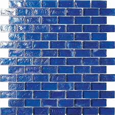 Cobalt Blue Glass Backsplash Cobalt Blue Irredescent Reflection Rippled Glass Brick Mosai Mosaic Tile Backsplash Kitchen Glass Mosaic Tile Kitchen Backsplash