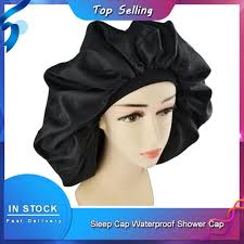 Choose from a wide range of shower cap for adults, both men & women from top from a soothing bubble bath to a quick shower, these shower caps will keep your tresses dry and perfectly primed. Buy Online High Quality Super Gi Ant Sleep Cap Waterproof Shower Cap Female Hair Care Large Satin Silk Bonnet Luxurious Fabric Sleep Cap Alitools