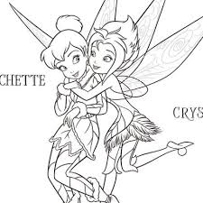 Coloriage Clochette Et Cristal