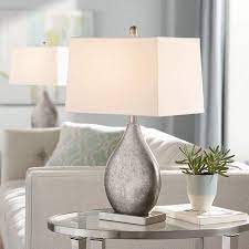 Royce Teardrop Metal Table Lamp Set Of 2 9h211 Lamps Plus Metal Table Lamps Modern Table Lamp Table Lamp Sets