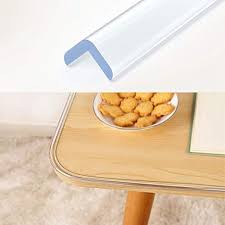 Amazon Com Wemk Transparent Table Edge Furniture Guard Corner Protectors Bumper Strip 1 Rolls 20ft 6 1m Wi Edge Protectors Corner Protectors Fireplace Guard
