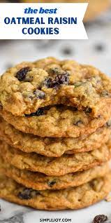 Oatmeal Raisin Cookies Oatmeal Raisin Cookies Best Oatmeal Raisin Cookies Cookie Recipes Oatmeal Raisin