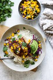 Maybe you would like to learn more about one of these? Coconut Rice Fish Taco Bowls With Mango Pico De Gallo My Diary Of Us