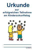 Gestalte mit dieser vorlage kostenlos eine originelle urkunde für einen kindergeburtstag. Urkunden Fur Kinder Kidsweb De