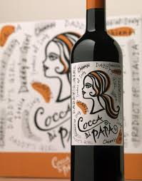 Cocca Di Papa Italy Wine Canopy Management Wine Label Package Design Italy Wine Design Wine Label Packaging Wine Label Design