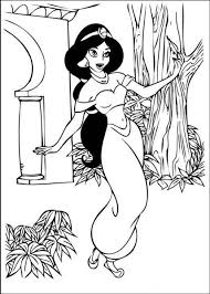 If you are looking for a great set of coloring pages for intermediates, the the following pages could be your answer.and, there is no way your kid would say no to it. Princess Jasmine Coloring Pages Fantasy Coloring Pages