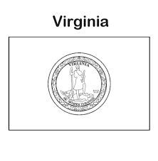 The juneteenth flag, designed by ben haith, contains colors and symbols that represent freedom, possibility and opportunity. State Flag Of Virginia Coloring Page Color Luna