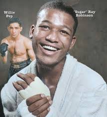 🗣 "Ray [Robinson] was a 119-pounder when he boxed [Willie] Pep in Norwich,  Conn. [in 1938], and gave him a good licking. Nobody in the state believed  an amateur could beat their