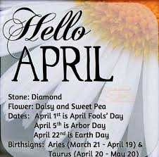 April Stone Flower Special Dates And Birthsigns Hello April April Stone April Zodiac