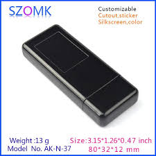Electronics Plastic Junction Box For Usb Stick Outlet Enclosure 1 Pcs 80 32 12mm Good Quality Enclosure Usb Flesh Light Accessories Usb Stick Junction Boxes