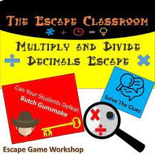 Multiply And Divide Decimals Escape Room The Escape Classroom Dividing Decimals Decimals Escape The Classroom