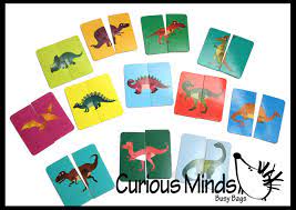 Sold and shipped by eforcity. 12 Mini 2 Piece Puzzles Beginner Puzzle Busy Bag For Toddlers Match Curious Minds Busy Bags