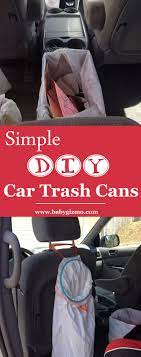 Mom Hack 4 Free Simple Diy Car Trash Cans Car Trash Trash Can For Car Diy Car Trash Can
