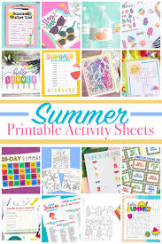There is big beach umbrella, a beach ball and a spade and bucket. Summer Coloring Pages And Printables 100 Directions