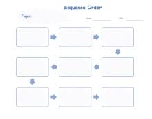 Sequence Writing Graphic Organizer Free Sequence Writing