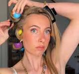 Curled Hair with Easter Eggs Experiment Results