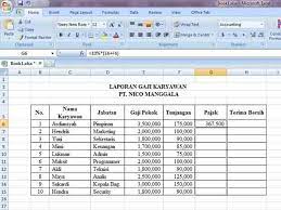 Kamu bisa mendownload file microsoft excel contoh slip gaji karyawan pada link dibawah ini. Cara Membuat Laporan Gaji Pada Excel